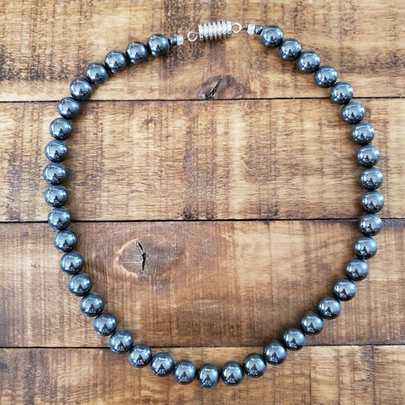 🇺🇸Hematite Gemstone Necklace - Picture 5 of 6